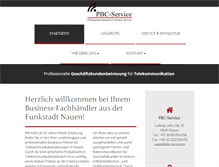 Tablet Screenshot of pbc-service.com